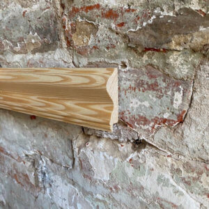 Shallow Rebated Dado rail for wall panelling